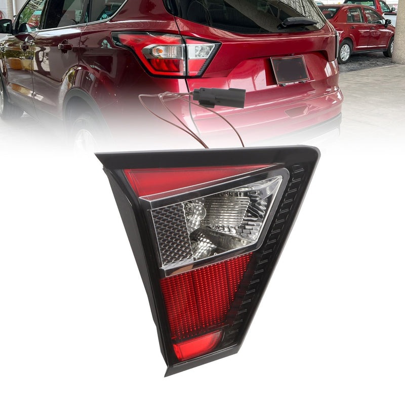 DURAFORCE Left LH Inner Tail Light Brake Lamp w/Bulb for Ford Escape Kuga 2017-2019