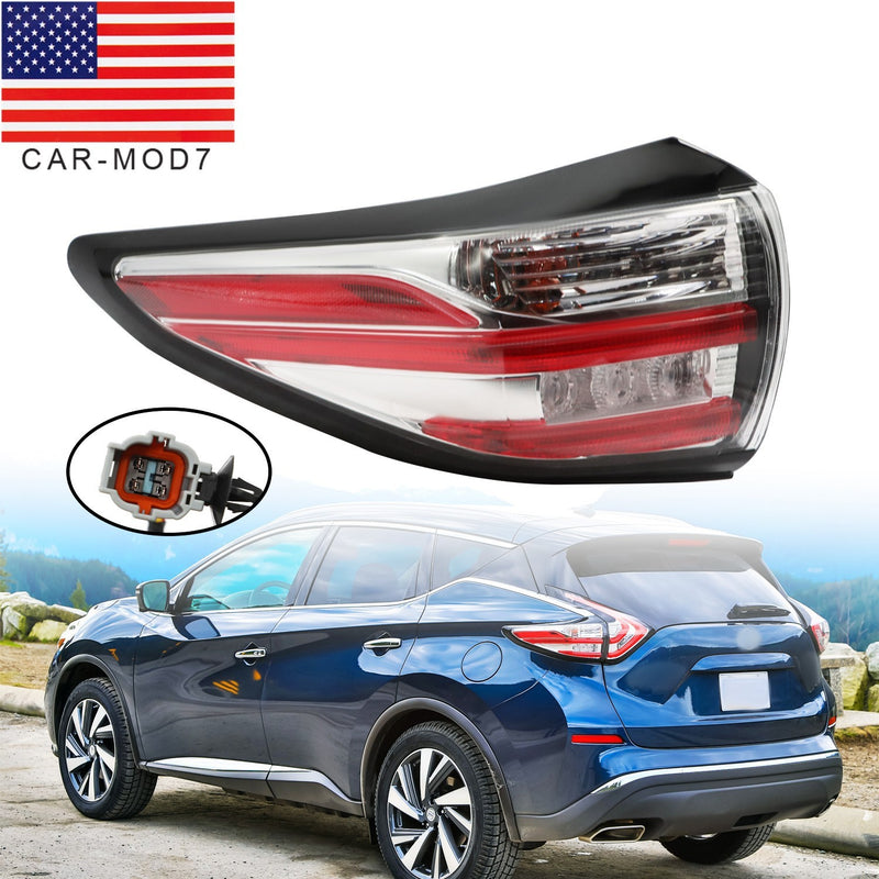 DURAFORCE Left Outer Tail Light Assembly for 2015-2018 Nissan Murano Driver Side