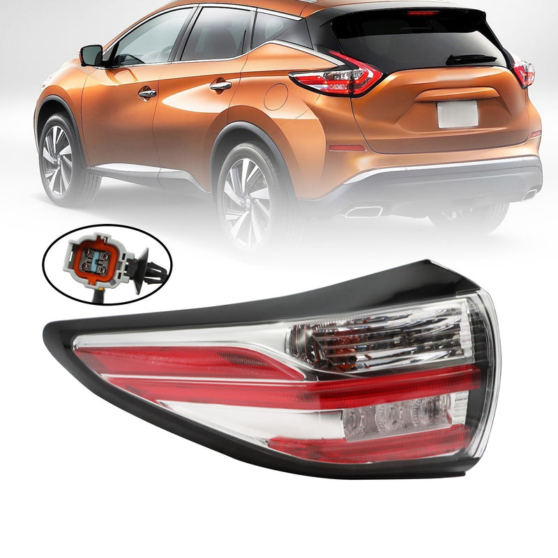 DURAFORCE Left Outer Tail Light Assembly for 2015-2018 Nissan Murano Driver Side