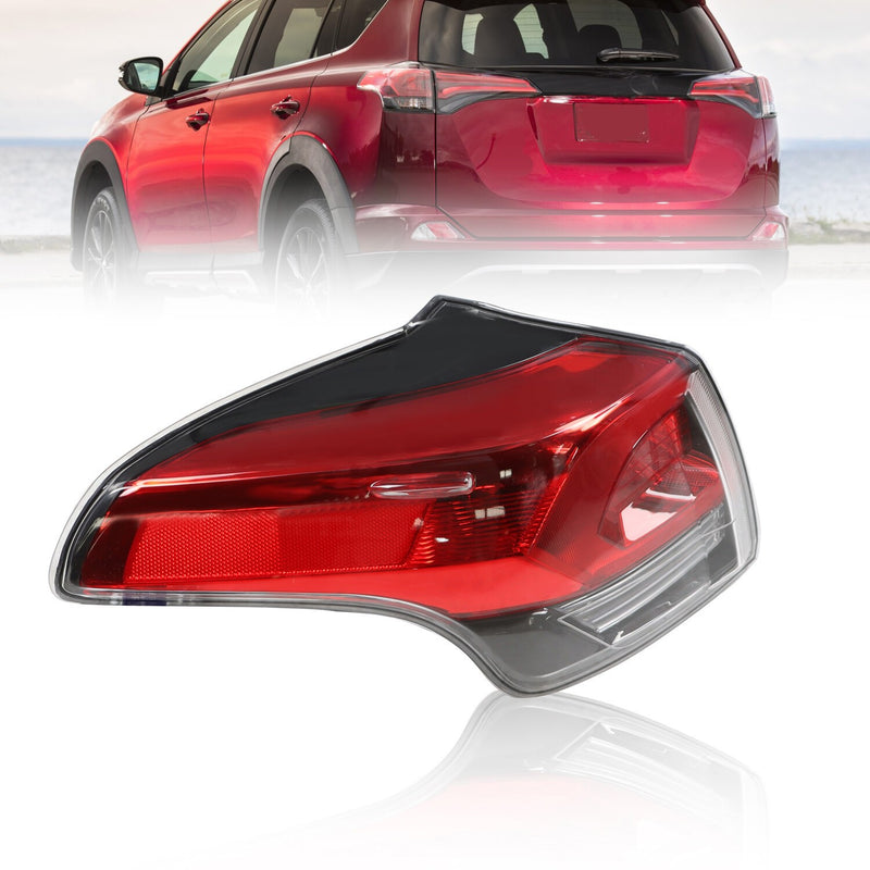 DURAFORCE Left Rear Tail Light Brake Lamp for Toyota RAV4 2016-2018 4-Door