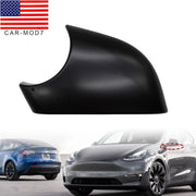 DURAFORCE Left Driver Door Wing Mirror Cover Lower Holder Black for Tesla Model Y
