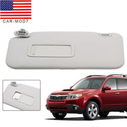 DURAFORCE Left Gray Sun Visor w/ Mirror for Subaru Forester 2009-2013 92011SC033LO
