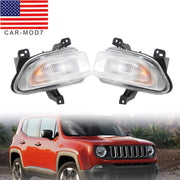DURAFORCE Jeep Renegade 2015-2018 Left & Right Front Turn Signal Park Lights