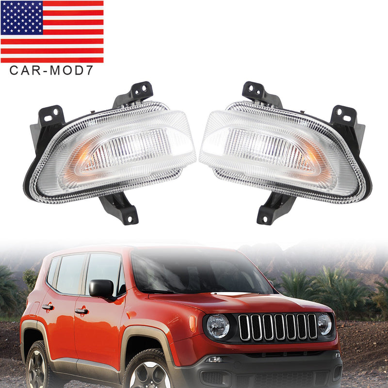 DURAFORCE Jeep Renegade 2015-2018 Left & Right Front Turn Signal Park Lights