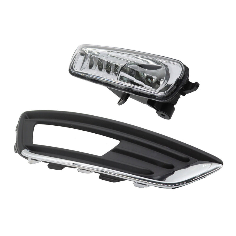 DURAFORCE Left & Right Bumper Fog Lights Driving Lamps for 2015-2018 Ford Focus
