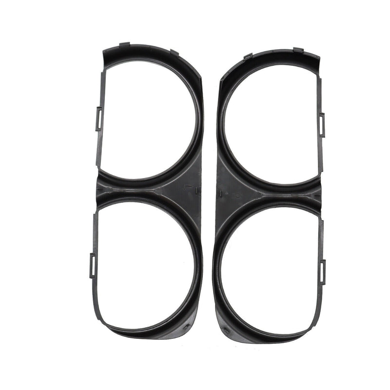 DURAFORCE Front Headlight Bezel Trim Set LH & RH for 2015-2021 Dodge Challenger