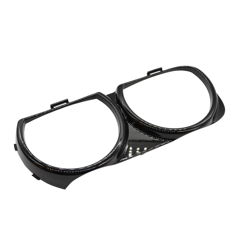 DURAFORCE Front Headlight Bezel Trim Set LH & RH for 2015-2021 Dodge Challenger