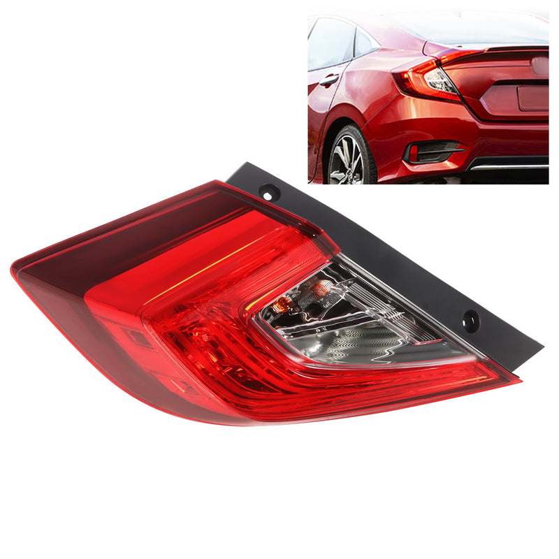 DURAFORCE LH Driver Side Tail Light 2016-21 Honda Civic Outer Rear Lamp Assembly