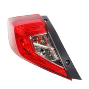 DURAFORCE LH Driver Side Tail Light 2016-21 Honda Civic Outer Rear Lamp Assembly