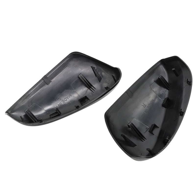 DURAFORCE Gloss Black Left Rearview Mirror Cover Cap for Honda Accord 2008-2013