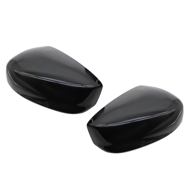DURAFORCE Gloss Black Left Rearview Mirror Cover Cap for Honda Accord 2008-2013