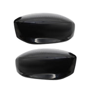DURAFORCE Gloss Black Left Rearview Mirror Cover Cap for Honda Accord 2008-2013