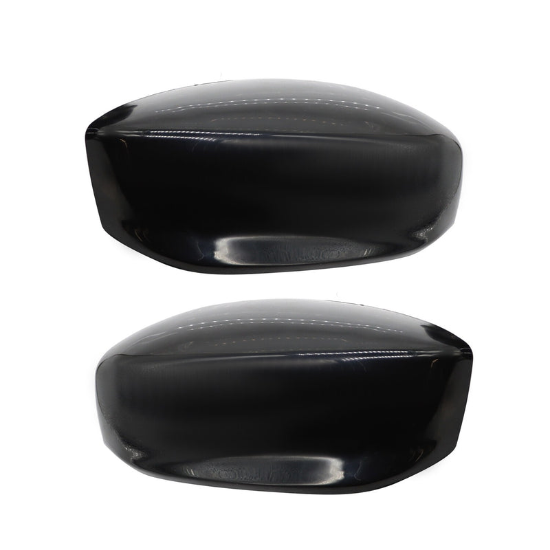 DURAFORCE Gloss Black Left Rearview Mirror Cover Cap for Honda Accord 2008-2013