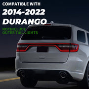 DURAFORCE Liftgate Taillight Lamps w/ Camera Hole for 2014-2022 Dodge Durango 68453659AA