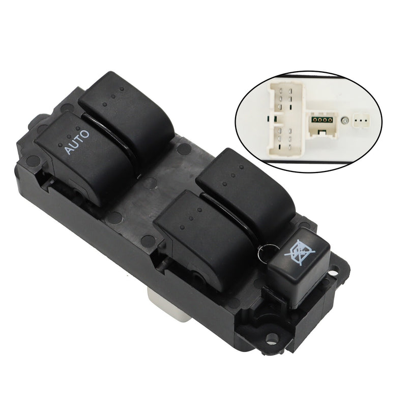 DURAFORCE Master Power Window Switch Front Driver Side for 04-09 Mazda 3 & 2009 Mazda3 Spo