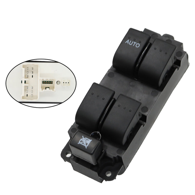 DURAFORCE Master Power Window Switch Front Driver Side for 04-09 Mazda 3 & 2009 Mazda3 Spo