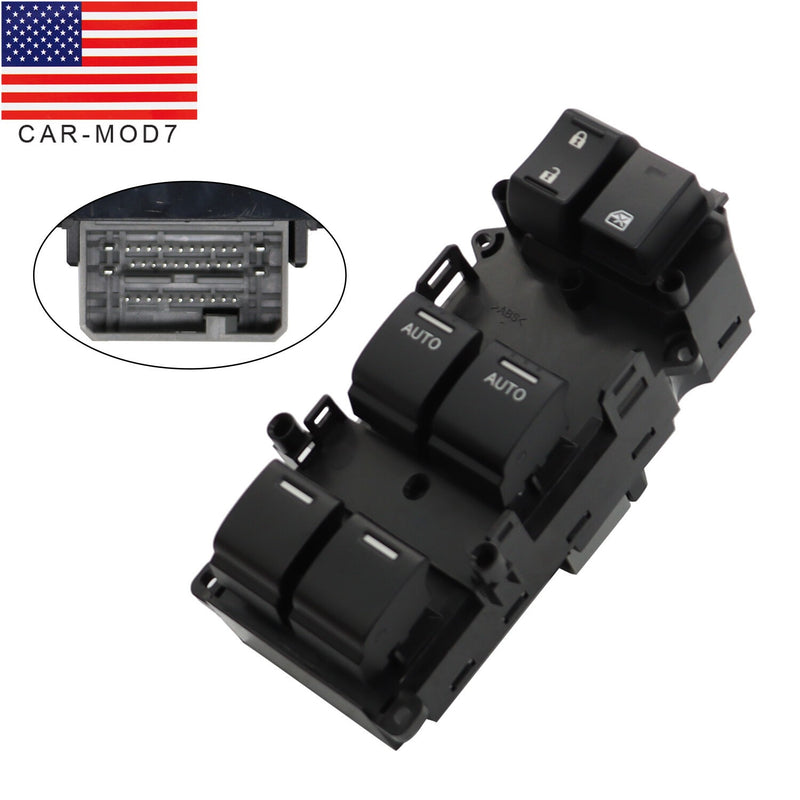 DURAFORCE Master Power Window Switch Front Left Driver Side 2008-2012 Honda Accord