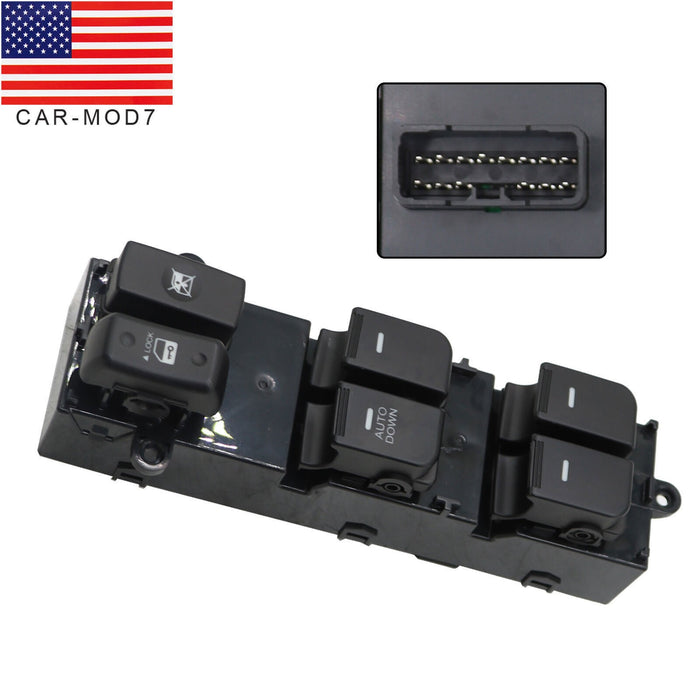 DURAFORCE Master Power Window Switch Left Driver Side 2011-2013 Kia Soul 935702K010