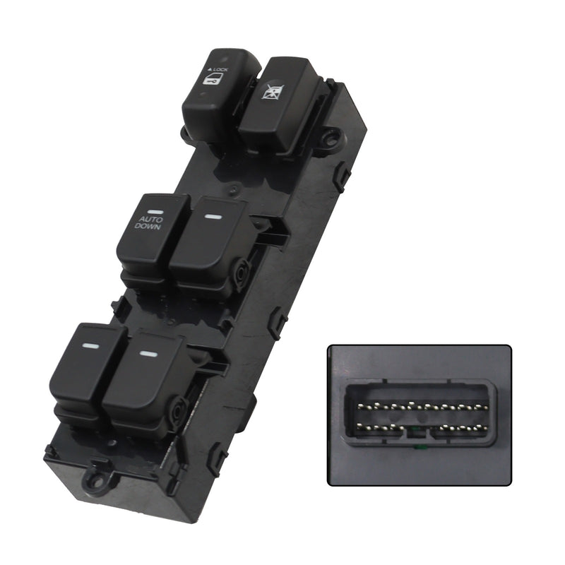DURAFORCE Master Power Window Switch Left Driver Side 2011-2013 Kia Soul 935702K010
