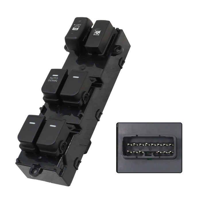 DURAFORCE Master Power Window Switch Left Driver Side 2011-2013 Kia Soul 935702K010