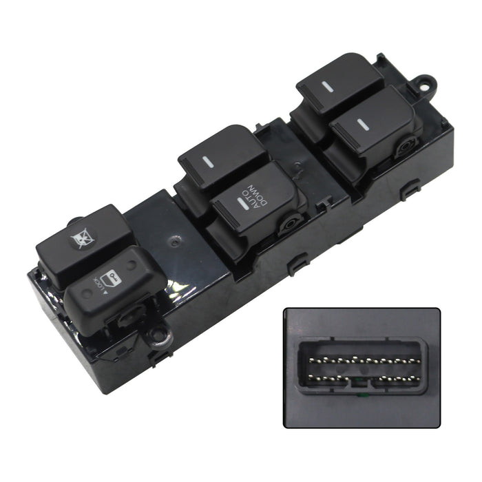 DURAFORCE Master Power Window Switch Left Driver Side 2011-2013 Kia Soul 935702K010
