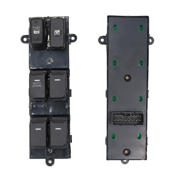DURAFORCE Master Power Window Switch Left Driver Side 2011-2013 Kia Soul 935702K010
