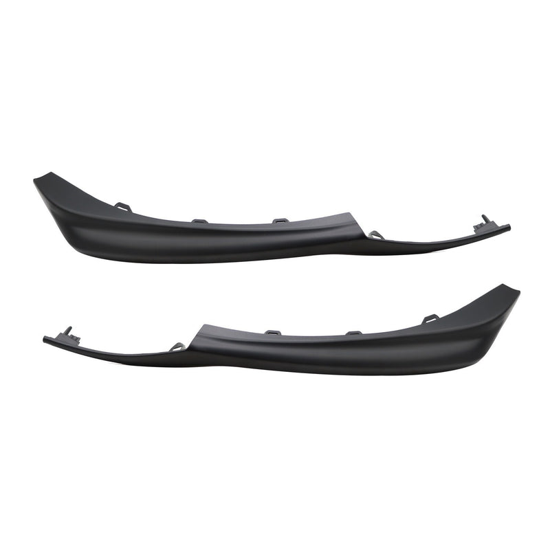 DURAFORCE Matte Black Front Lower Trim Molding Set 3pcs for Toyota Camry SE XSE 2021-23
