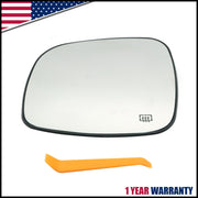 DURAFORCE Heated Left Mirror Glass for Dodge Grand Caravan Chrysler Town & Country 2008-16