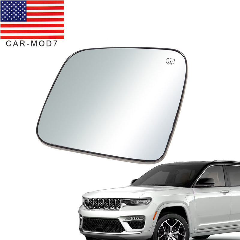 DURAFORCE Heated Mirror Glass Driver Side for 2011-2022 Dodge Durango Grand Cherokee