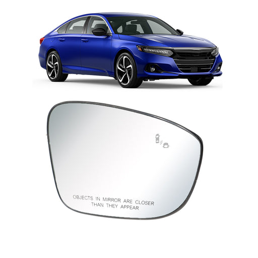 DURAFORCE Heated Blind Spot Mirror Glass Passenger Right Side 2018-2022 Honda Accord
