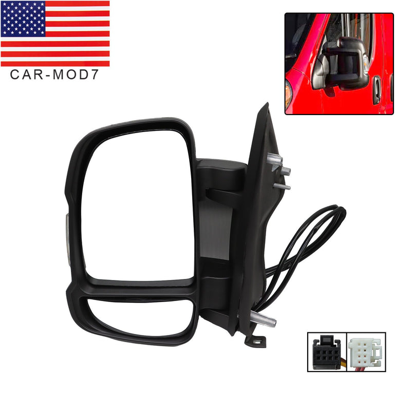 DURAFORCE Left Mirror w/ Signal Light Manual Adjust for 2014-21 Ram ProMaster 1500-3500