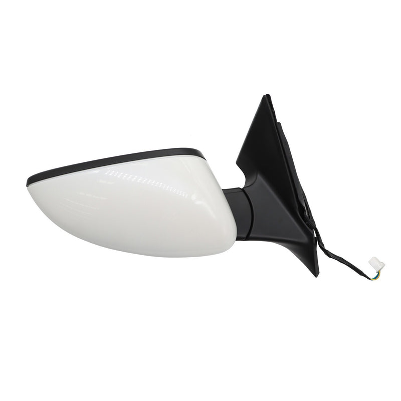 DURAFORCE Right Side White Power Manual Fold Mirror 3Pin for 2018-2020 2022 Honda Accord