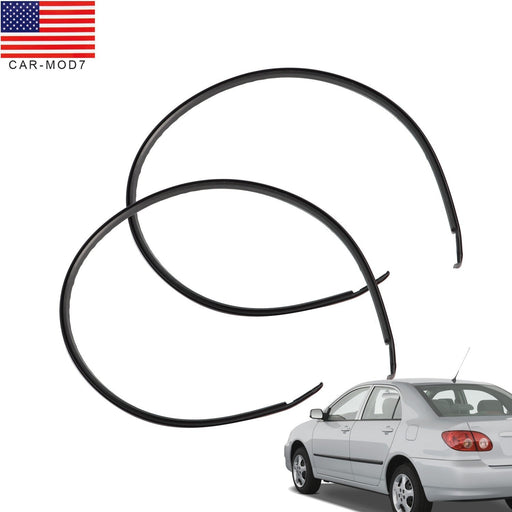 DURAFORCE 2003-2008 Toyota Corolla Left & Right Black Molding Roof Trim Kit 2Pcs LH RH