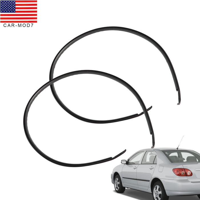 DURAFORCE 2003-2008 Toyota Corolla Left & Right Black Molding Roof Trim Kit 2Pcs LH RH