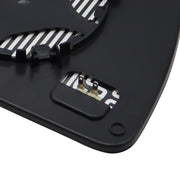 DURAFORCE BB5Z17K707M Left Heated Wing Mirror Glass for Ford Explorer 2011-2019