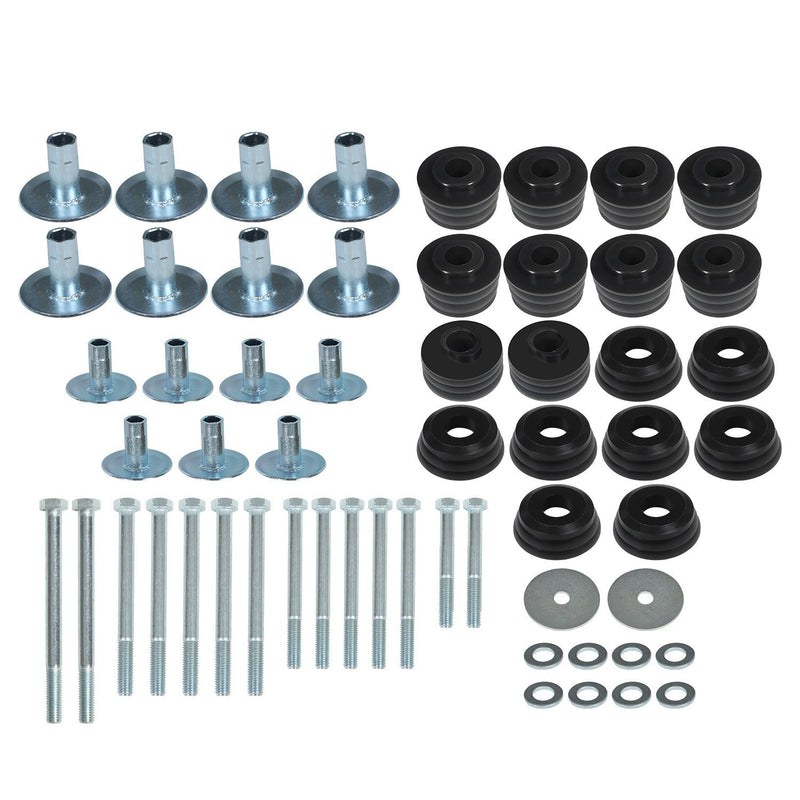 DURAFORCE Body Mount Bushing Kit KF04060BK for 2008-2016 Ford F-250 2WD 4WD Super Duty