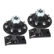 DURAFORCE New 8x6.5 Lug Bolt-On Wheels for Shipping Container Hub & Spindle Kit 8000LB