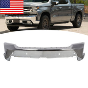 DURAFORCE New Chrome Front Bumper for 2019-2022 Silverado 1500 with Sensor Holes