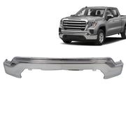 DURAFORCE Chrome Steel Front Bumper Face Bar for 2019-2021 GMC Sierra 1500 Pickup