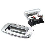 DURAFORCE Chrome Tailgate Handle & Bezel Set for 1999-07 Chevy Silverado GMC Sierra