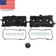 DURAFORCE New 2X Valve Covers Set Fits 2007-14 Nissan Altima Pathfinder JX35 QX60 3.5L