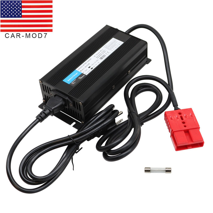 DURAFORCE 24V Floor Scrubber Battery Charger with SB120 120A Red Connector Pallet Jack