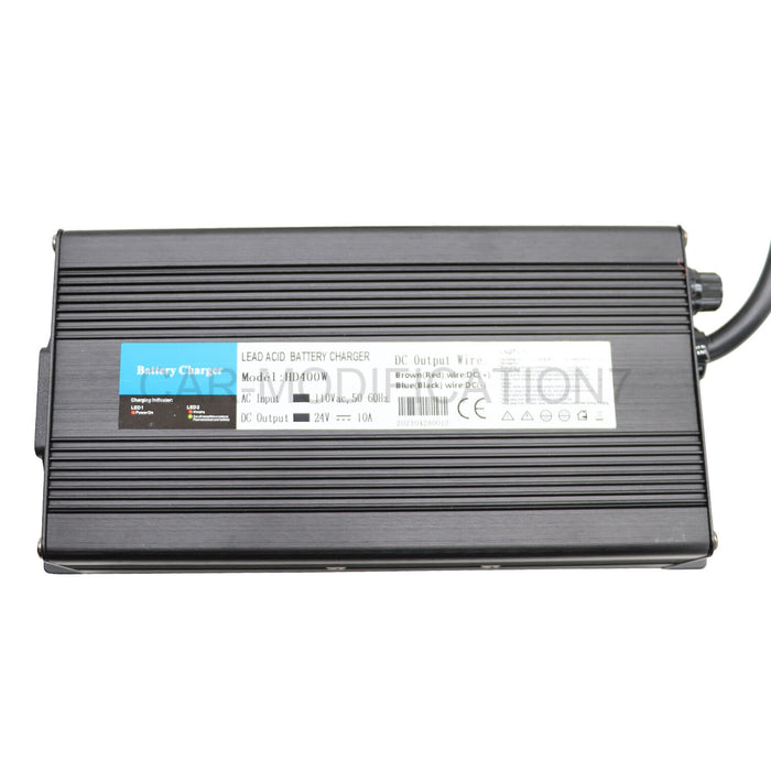 DURAFORCE 24V Floor Scrubber Battery Charger with SB120 120A Red Connector Pallet Jack