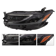 DURAFORCE 2024-25 Toyota Camry XSE XLE Left LED Headlight Assembly Chrome Replacement