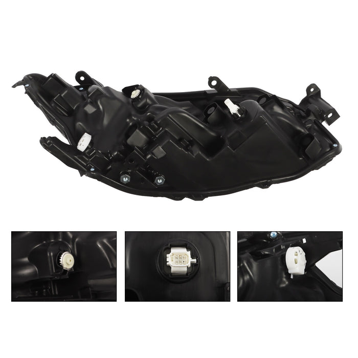 DURAFORCE 2024-25 Toyota Camry XSE XLE Left LED Headlight Assembly Chrome Replacement