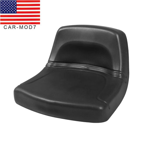 DURAFORCE Waterproof Low Back Lawn Mower Tractor Seat Black Garden Replacement Seat