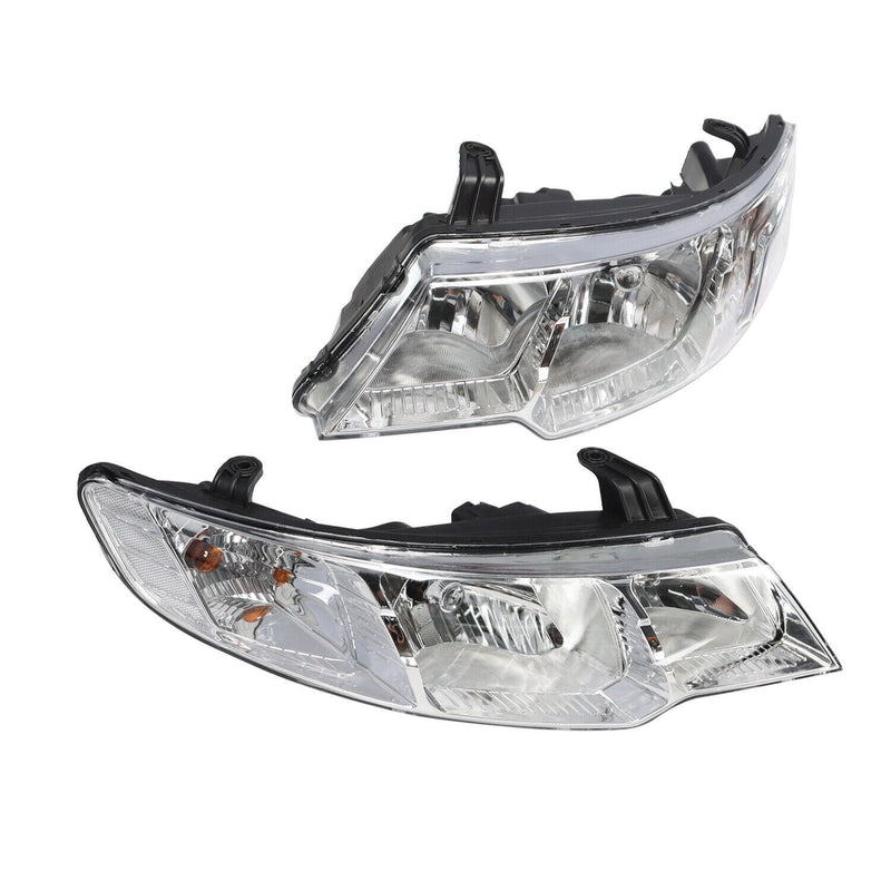 DURAFORCE Pair LED Headlights Clear Lens LH+RH for 2010-2013 Kia Forte Koup