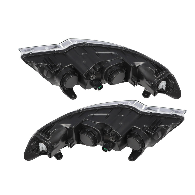 DURAFORCE Pair LED Headlights Clear Lens LH+RH for 2010-2013 Kia Forte Koup
