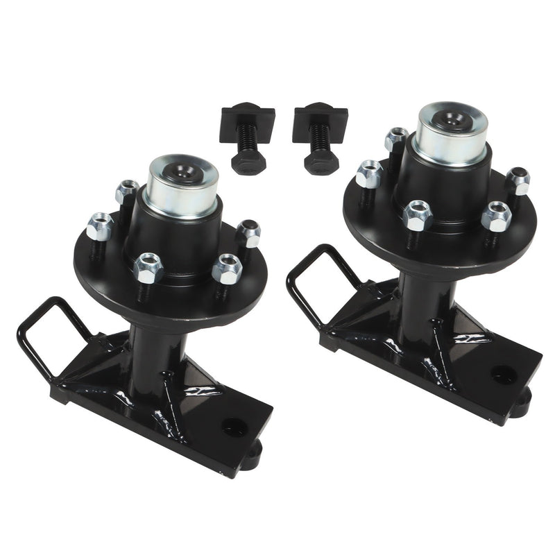 DURAFORCE 2 Pcs Shipping Container Wheels 6x5.5 Lug Bolt-On Spindle Kit Superior Quality