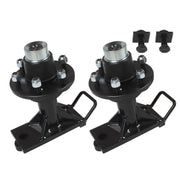 DURAFORCE 2 Pcs Shipping Container Wheels 6x5.5 Lug Bolt-On Spindle Kit Superior Quality